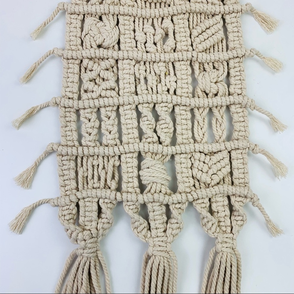 Macrame Wall Hanging Tapestry - Picture 3 of 7